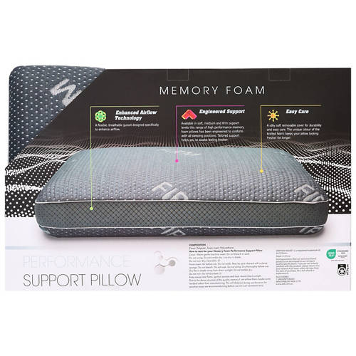 Front shot 4, Performance Memory Foam Support Pillow - Firm