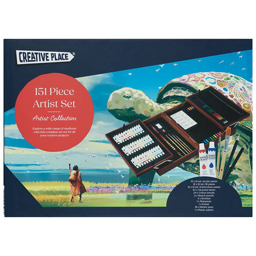 Front shot 3, Wooden Art Box Set