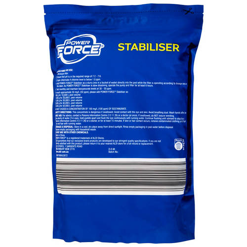 Front shot 2, Pool Chemical Stabiliser 1.5kg