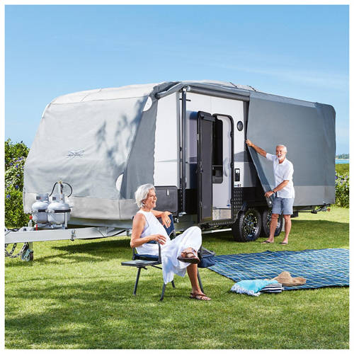 Front shot 2, Caravan Cover, 14-16ft