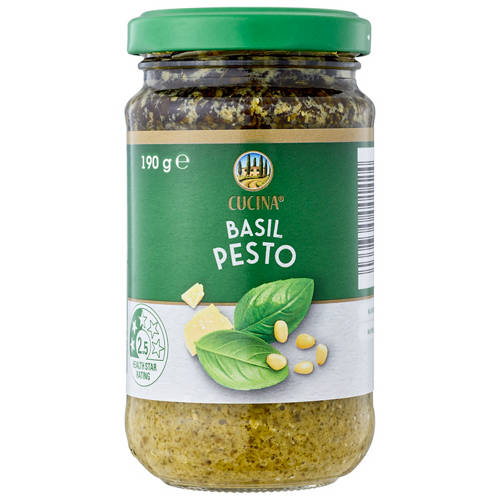 Front shot 2, Basil Pesto 190g