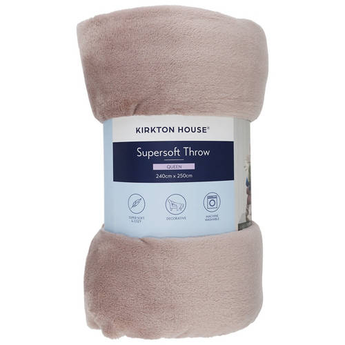 Front shot 2, Supersoft Throw Queen Size