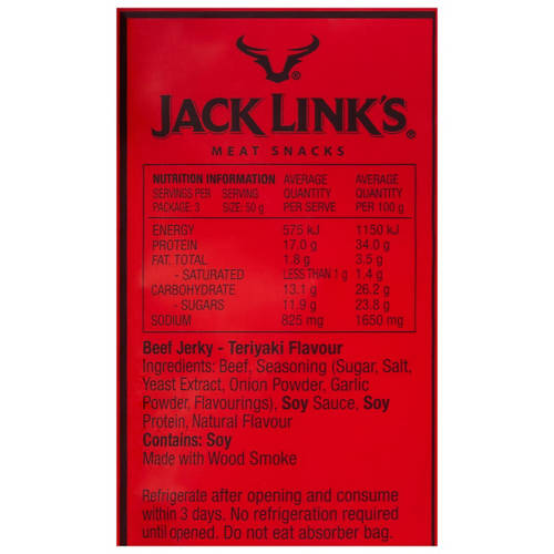 Nutrients 1, Beef Jerky Teriyaki 150g