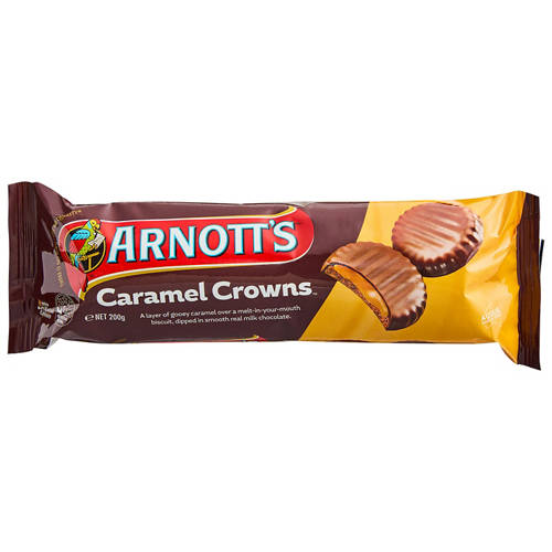 Front shot 3, Caramel Crowns 200g