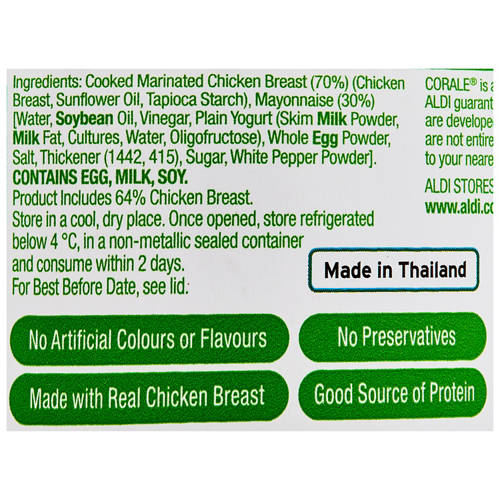 Ingredients 1, Canned Chicken - Mayonnaise 85g