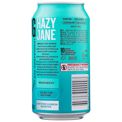 Front shot 4, Hazy Jane IPA 4x375ml