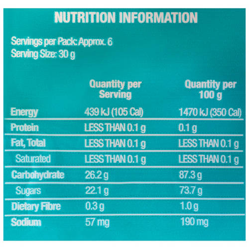 Nutrients 1, Dried Pineapple Chunks 200g