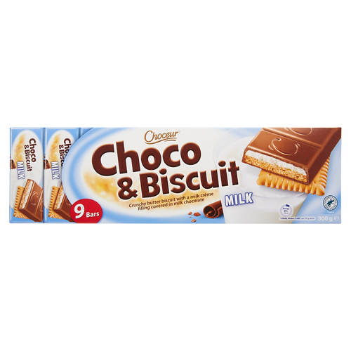 Chocolate & Biscuit Milk 300g Product Image Front shot 01