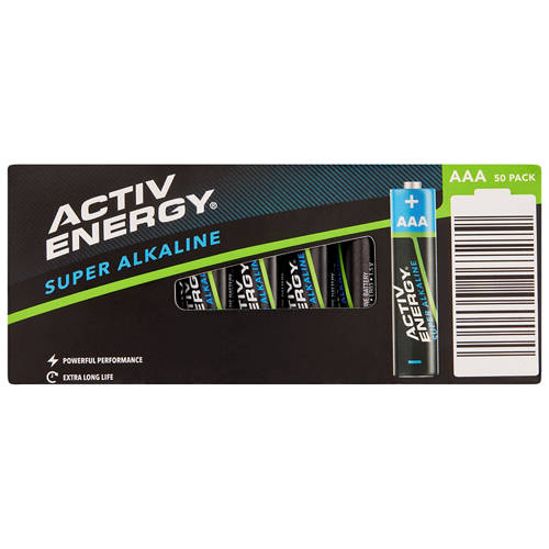 Front shot 3, AAA Batteries 50 Pack
