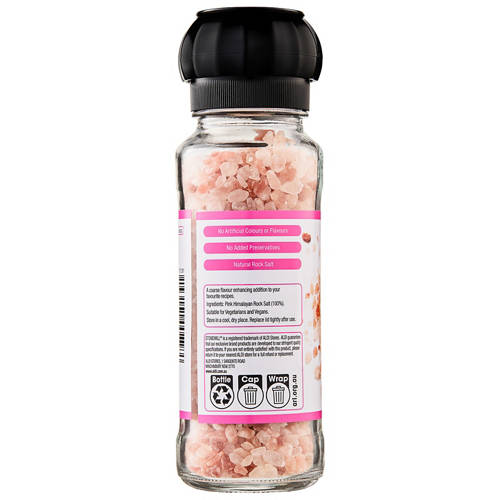 Front shot 2, Himalayan Pink Rock Salt Grinder 225g