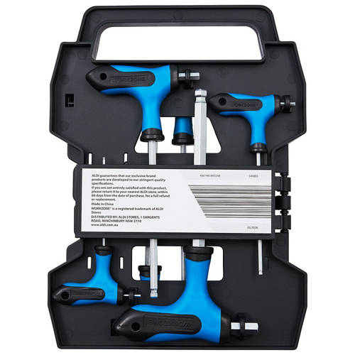 Front shot 3, 8 Piece T-Handle Hex or Star Key Sets