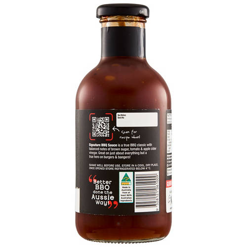 Front shot 2, BBQ Sauce Signature 550g