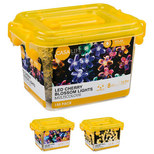 Group 1, LED Solar Novelty Lights 150 Pack