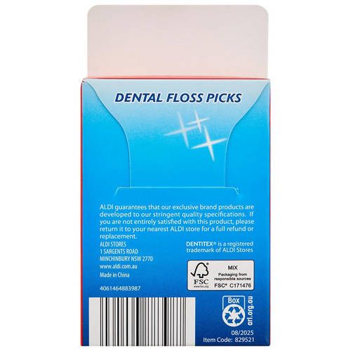 Front shot 3, Disposable Dental Floss Picks 100 Pack