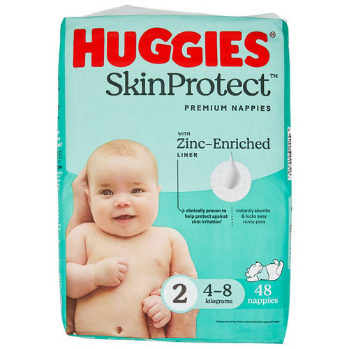 Front shot 2, Zinc Enriched Infant Nappies 48 Pack