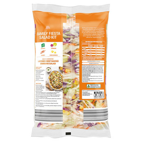 Front shot 2, Family Fiesta Salad Kit 400g
