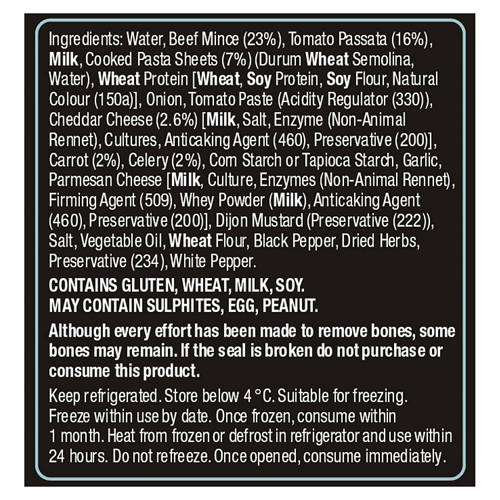 Details 2, High Protein Lasagne 300g