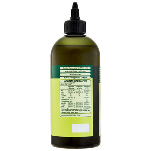 Front shot 3, Squeezey Extra Virgin Olive Oil for Dressing 500ml