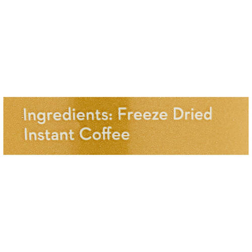 Ingredients 1, Freeze Dried Instant Coffee 300g