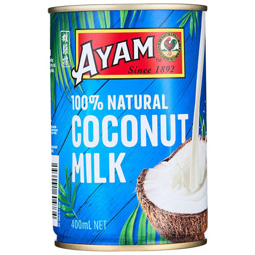 Front shot 2, 100% Natural Coconut Milk 400mL