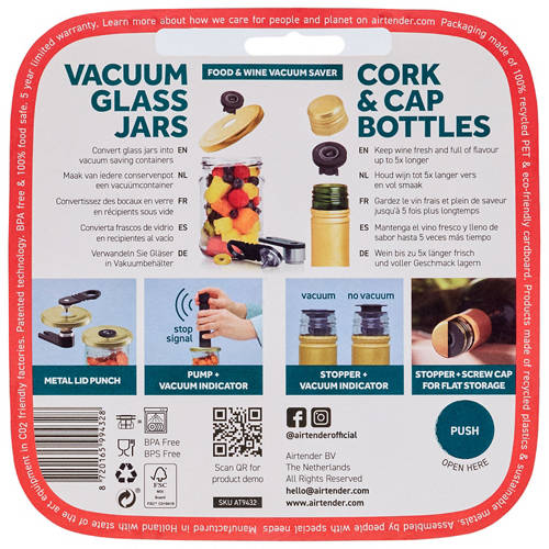 Front shot 2, Food & Wine Preservation Set