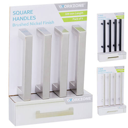 Group 1, Cupboard Door Handles 4 Pack or 6 Pack