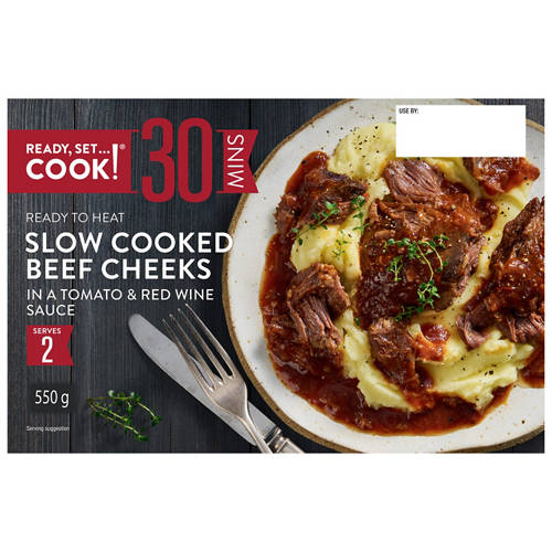 Slow Cooked Beef Cheeks 550g Product Image Front shot 01