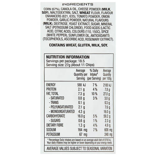 Nutrients 1, Doritod Cheese Supreme 500g