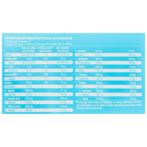 Nutrients 1, Platinum Protein Powder Vanilla 500g