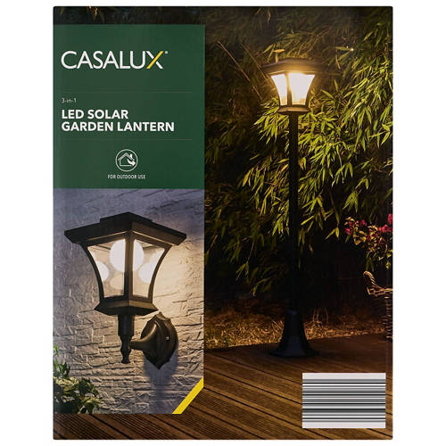 Front shot 4, LED Solar Garden Lantern