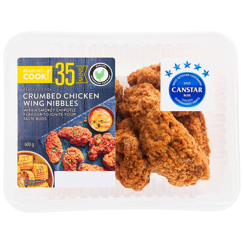 Front shot 2, Crumbed Chipotle Chicken Wings 600g