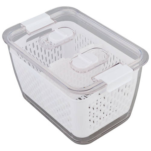 Front shot 2, Fridge Storage with Colander
