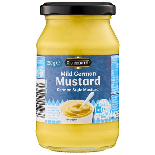 Front shot 2, German Style Mild Mustard 260g
