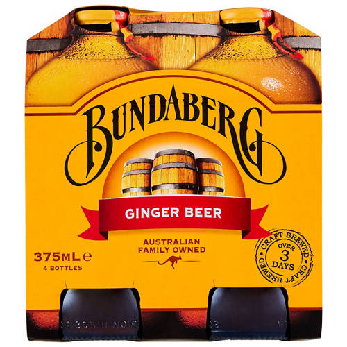 Front shot 2, Ginger Beer 4 Pack 375ml