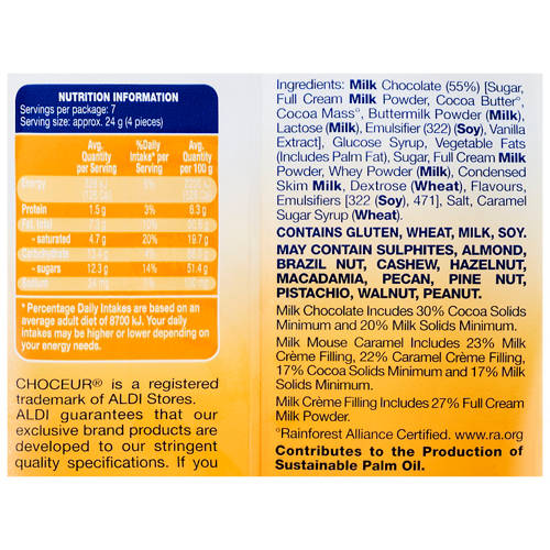 Nutrients 1, Milk Mouse - Caramel 168g