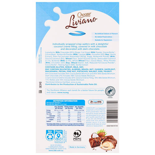 Front shot 3, Liviano Coconut Crème 150g
