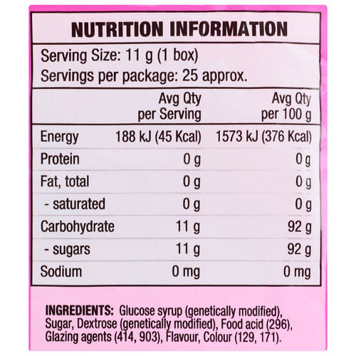 Nutrients 1, Strawberry flavoured crunchy confectionery Sharepack 276g