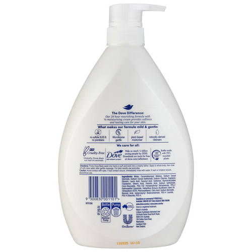 Front shot 2, Triple Moisturising Body Wash 1L