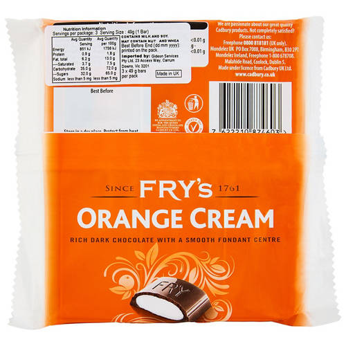 Front shot 2, Orange Cream 3 Pack 49g