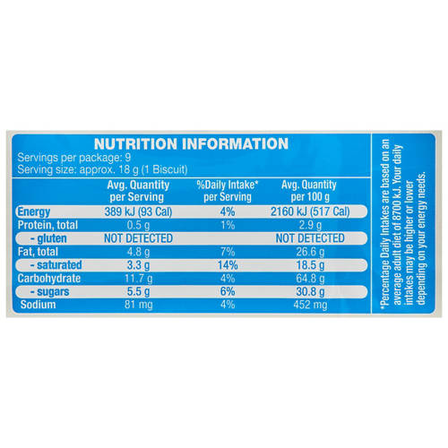 Nutrients 1, Gluten Free Stem Ginger Biscuits 160g