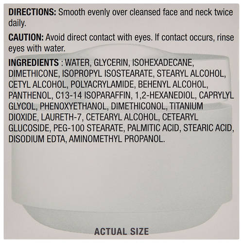 Ingredients 1, Face Lotion 100g/150ml