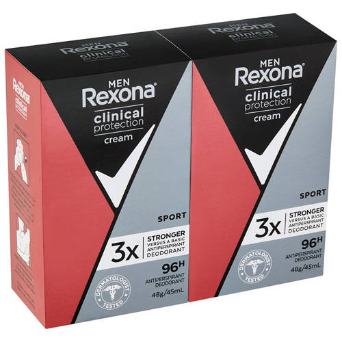 Front shot 1, Men's and Women's Antiperspirant Deodorant 96 Hour 48g x 2 Pack