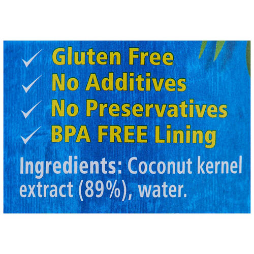Ingredients 1, 100% Natural Coconut Milk 400mL