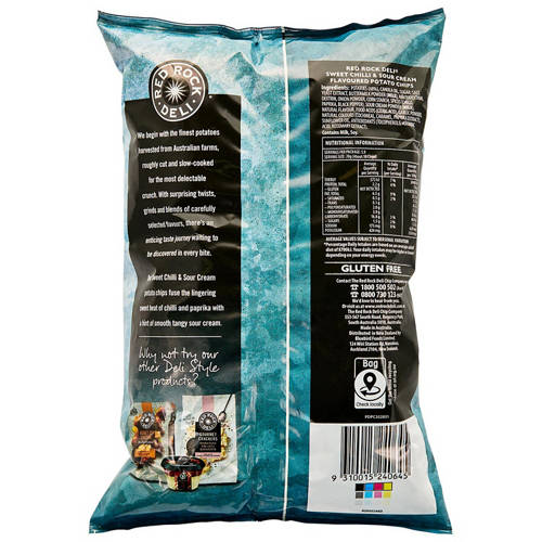 Front shot 2, Sweet Chilli & Sour Cream Chips 165g