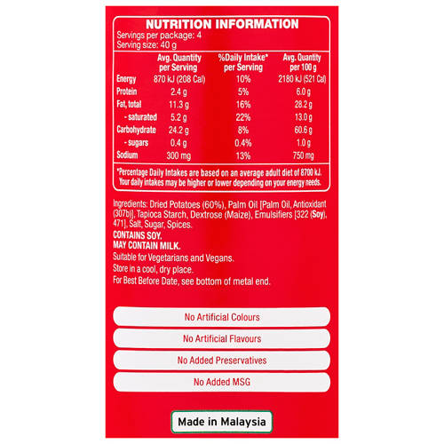 Nutrients 1, Snack Stack Chips Original Flavour 160g