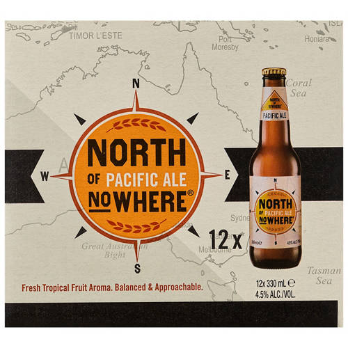 Front shot 2, Pacific Ale 12x330ml