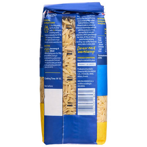 Front shot 2, Orzo Pasta 500g