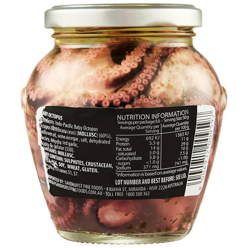 Front shot 3, Baby Octopus 280g