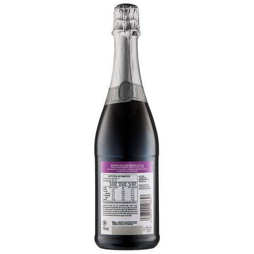 Front shot 2, Sparkling Red Grape Juice 750ml