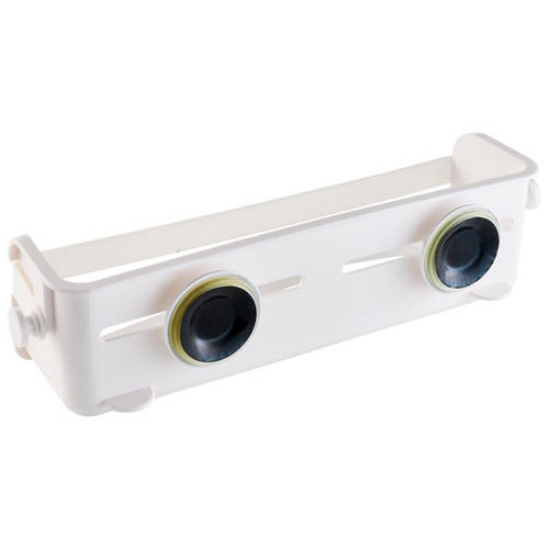 Front shot 2, Suction Bathroom Shelf or Shower Caddy